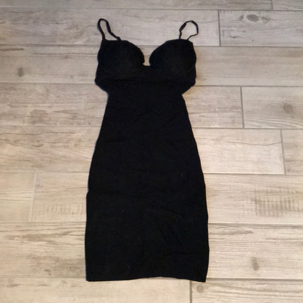 MARCIANO CORSET BLACK DRESS
